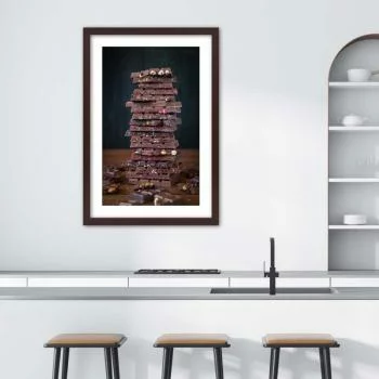 Obraz w ramie, Wieża z czekolady deserowej