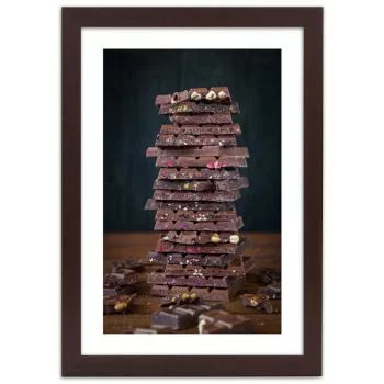 Obraz w ramie, Wieża z czekolady deserowej - obrazek 3