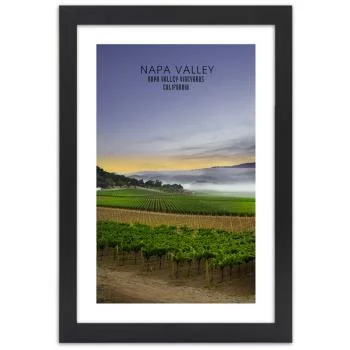 Obraz w ramie, Wieczór nad Napa Valley - obrazek 3