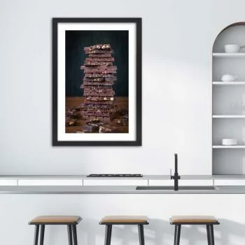 Obraz w ramie, Wieża z czekolady deserowej