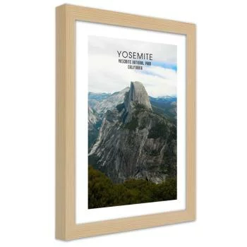 Obraz w ramie, Skała w Parku Narodowym Yosemite - obrazek 2