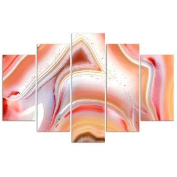 Obraz pięcioczęściowy Deco Panel, Taniec pasteli - obrazek 3