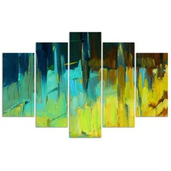 Obraz pięcioczęściowy Deco Panel, Morska abstrakcja - obrazek 3