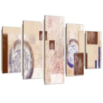 Obraz pięcioczęściowy Deco Panel, Dyskretna abstrakcja - obrazek 2