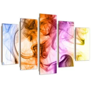 Obraz pięcioczęściowy Deco Panel, Zabawa z kolorem - obrazek 2