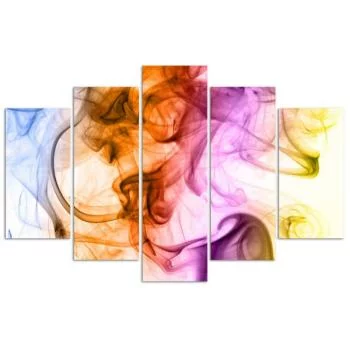 Obraz pięcioczęściowy Deco Panel, Zabawa z kolorem - obrazek 3