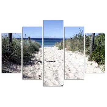 Obraz pięcioczęściowy Deco Panel, Ścieżka przez wydmy - obrazek 3