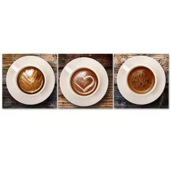 Zestaw obrazów Deco Panel, Artystyczna kawa - obrazek 3