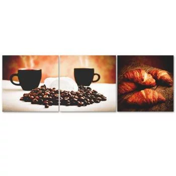 Zestaw obrazów Deco Panel, Kawa i rogaliki - obrazek 3