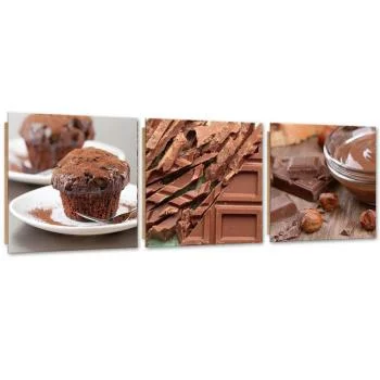 Zestaw obrazów Deco Panel, Słodka czekolada - obrazek 2