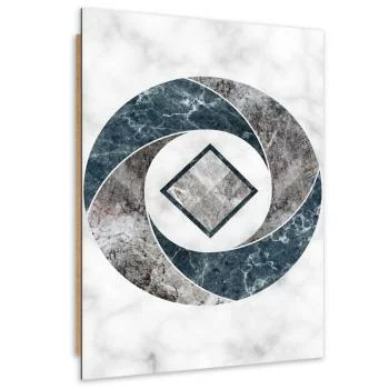 Obraz Deco Panel, Geometria abstrakcyjna - marmur - obrazek 2
