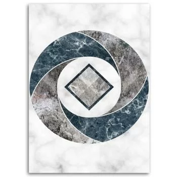 Obraz Deco Panel, Geometria abstrakcyjna - marmur - obrazek 3
