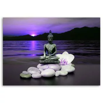 Obraz Deco Panel, Budda na kamieniach - obrazek 3