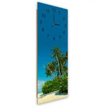 Obraz z zegarem, Tropikalna plaża