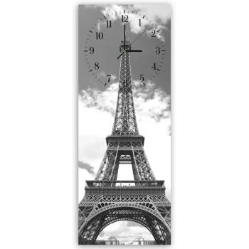 Obraz z zegarem, Widok na Wieżę Eiffla