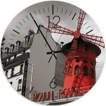 Obraz z zegarem, Moulin Rouge - obrazek 2