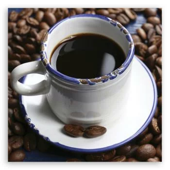 Obraz na płótnie, Kubek czarnej kawy - obrazek 3