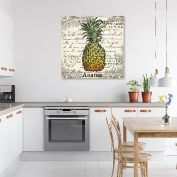 Obraz na płótnie, Ananas vintage