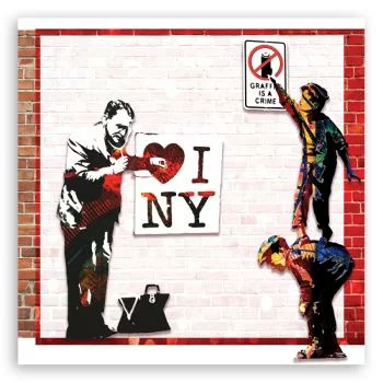 Obraz Deco Panel, Banksy I love New York - obrazek 3