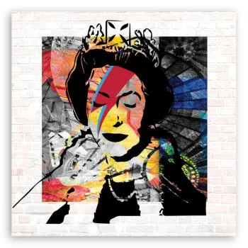 Obraz Deco Panel, Banksy Królowa Anglii - obrazek 3