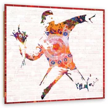 Obraz Deco Panel, Banksy Flower Thrower - obrazek 2