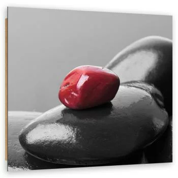 Obraz Deco Panel, Czerwony kamień zen spa - obrazek 2