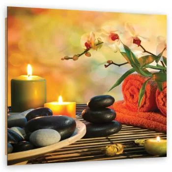 Obraz Deco Panel, Zestaw spa Kamienie zen - obrazek 2