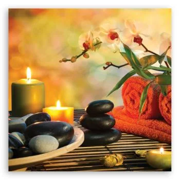 Obraz Deco Panel, Zestaw spa Kamienie zen - obrazek 3