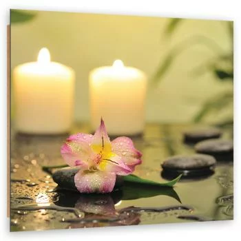Obraz Deco Panel, Świece i orchidea zen - obrazek 2