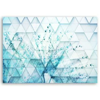 Obraz Deco Panel, Turkusowy dmuchawiec w kroplach rosy - obrazek 3