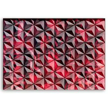 Obraz Deco Panel, Czerwona geometria - obrazek 3