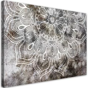Obraz na płótnie, Abstrakcyjna mandala - obrazek 2
