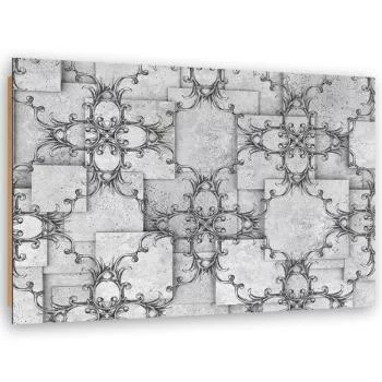 Obraz Deco Panel, Orientalny wzór na szarm tle - obrazek 2