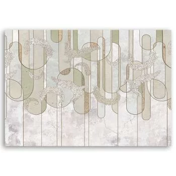 Obraz Deco Panel, Skandynawska minimalistyczna abstrakcja w beżu - obrazek 3