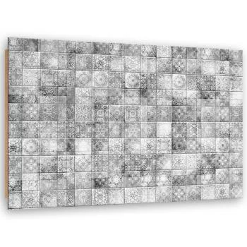 Obraz Deco Panel, Orientalna mozaika na szarych kafelkach - obrazek 2