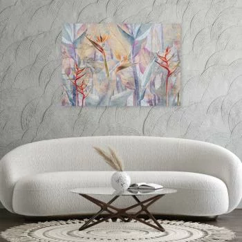 Obraz Deco Panel, Pastelowe rośliny