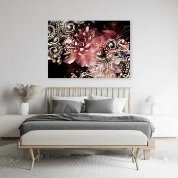 Obraz Deco Panel, Piwonia i kwiat lilii