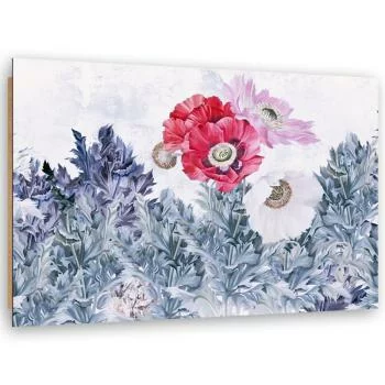Obraz Deco Panel, Maki w ogrodzie malowane - obrazek 2