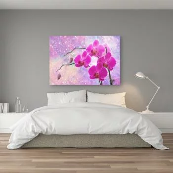 Obraz na płótnie, Eteryczna orchidea abstrakcja