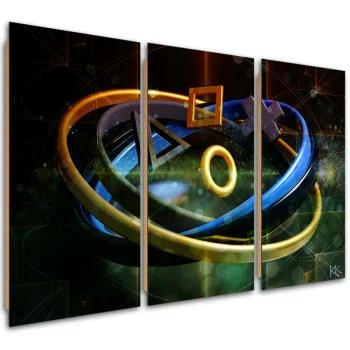 Obraz trzyczęściowy Deco Panel, Przyciski do kontrolera - obrazek 2