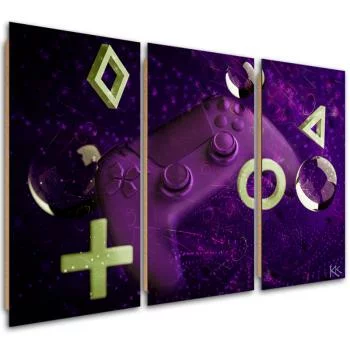 Obraz trzyczęściowy Deco Panel, Konsola do Gry - obrazek 2