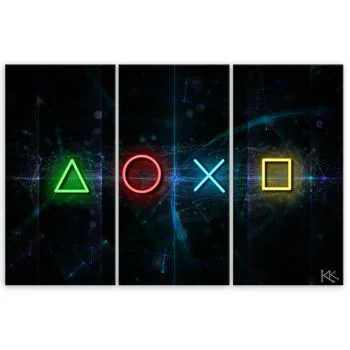 Obraz trzyczęściowy Deco Panel, Przyciski do kontrolera - obrazek 3