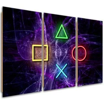 Obraz trzyczęściowy Deco Panel, Przyciski do kontrolera - obrazek 2