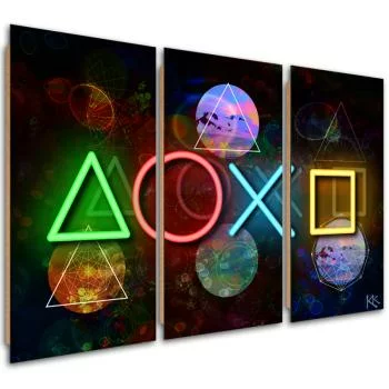 Obraz trzyczęściowy Deco Panel, Konsola do Gry - obrazek 2