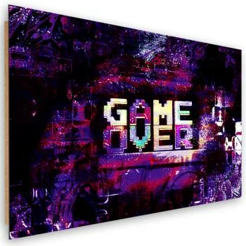 Obraz Deco Panel, Abstrakcyjny napis Game Over - obrazek 2