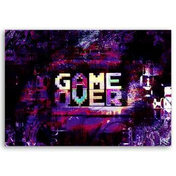 Obraz Deco Panel, Abstrakcyjny napis Game Over - obrazek 3