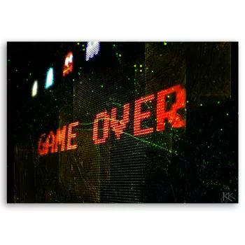 Obraz na płótnie, Game Over dla gracza - obrazek 3