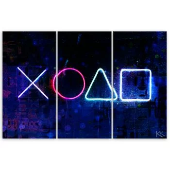 Obraz trzyczęściowy Deco Panel, Przyciski do kontrolera - obrazek 3