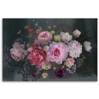 Obraz na płótnie, Bukiet kwiatów vintage - obrazek 3
