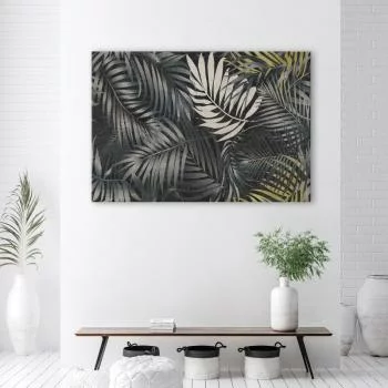 Obraz Deco Panel, Ciemne liście tropikalne natura